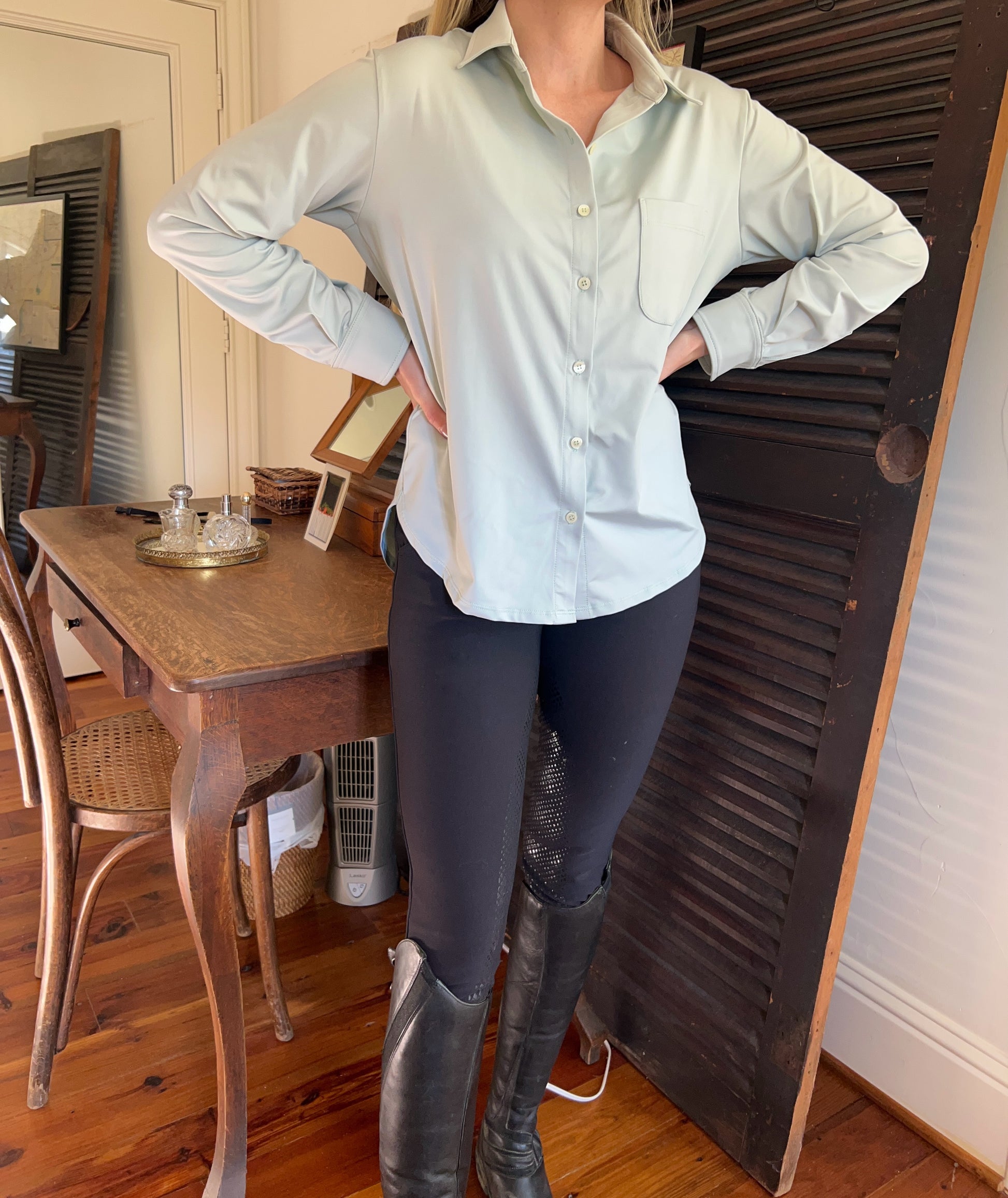 Al Sol Shirt- Spearmint