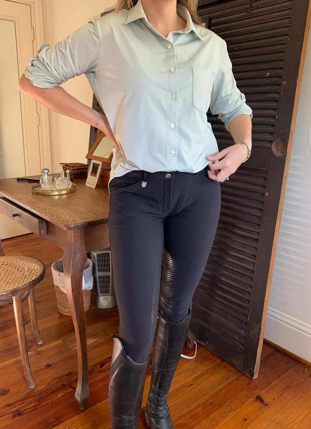 Al Sol Shirt- Spearmint