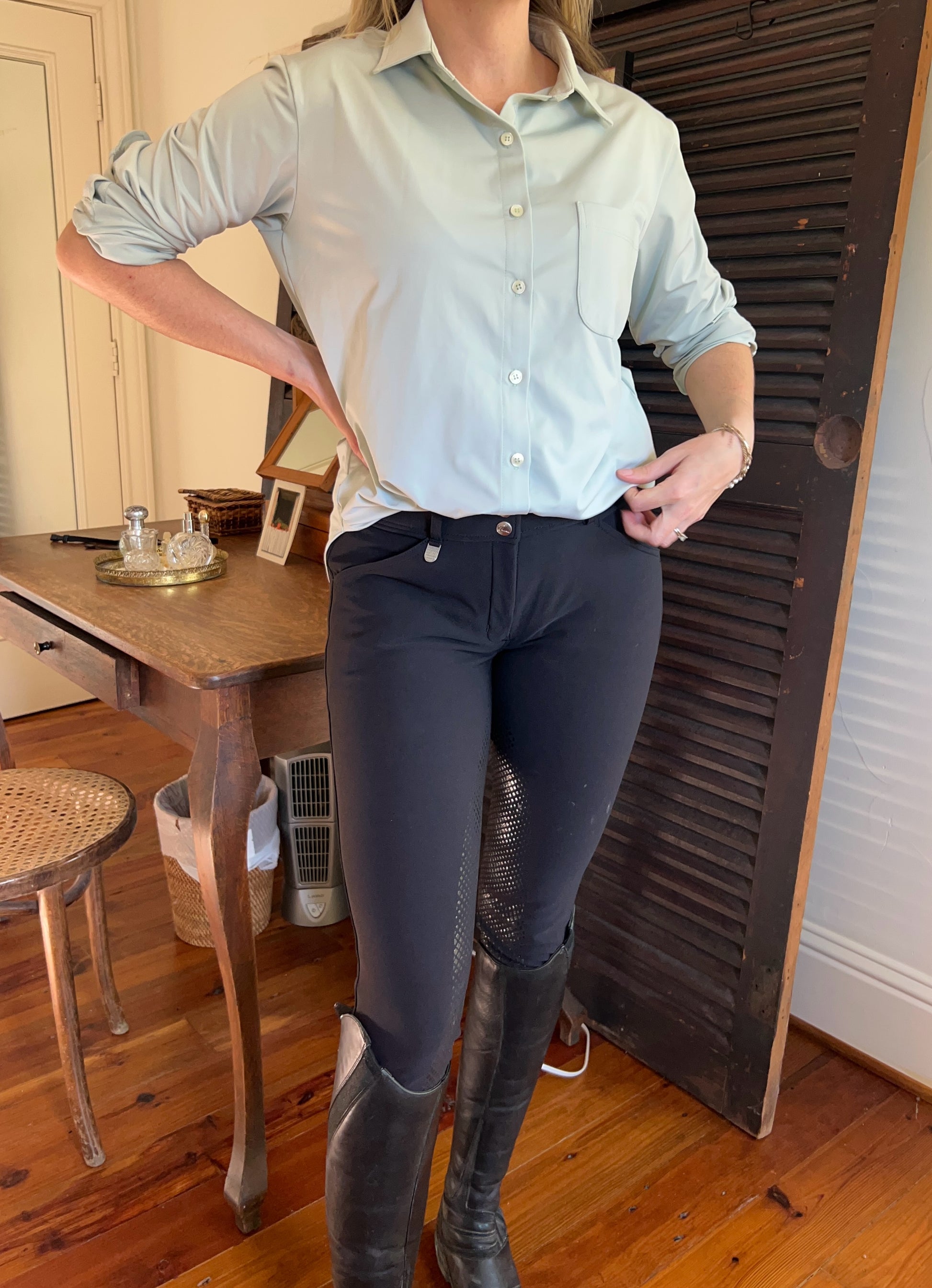 Al Sol Shirt- Spearmint