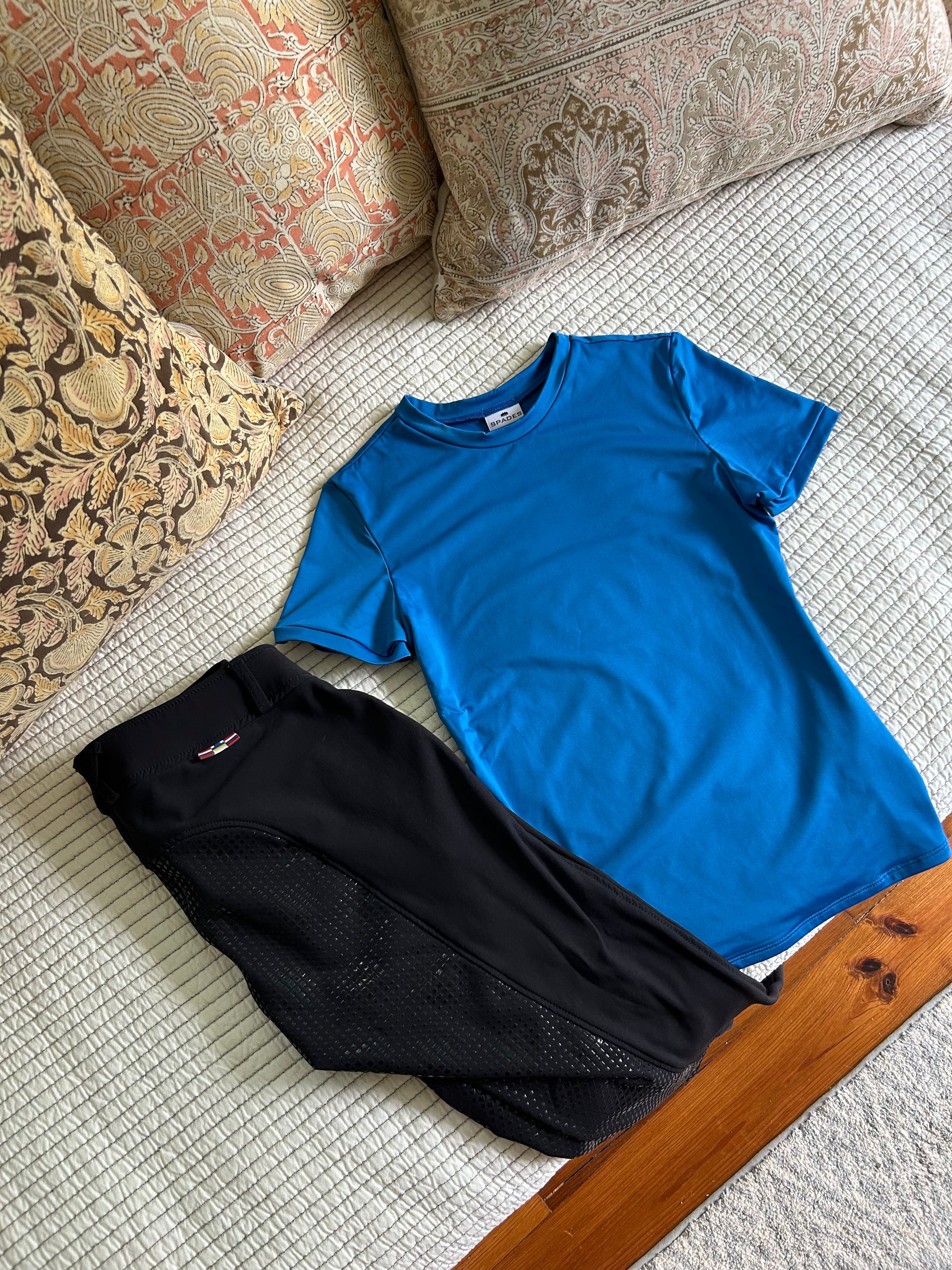 Spades Schooling Top- Cobalt