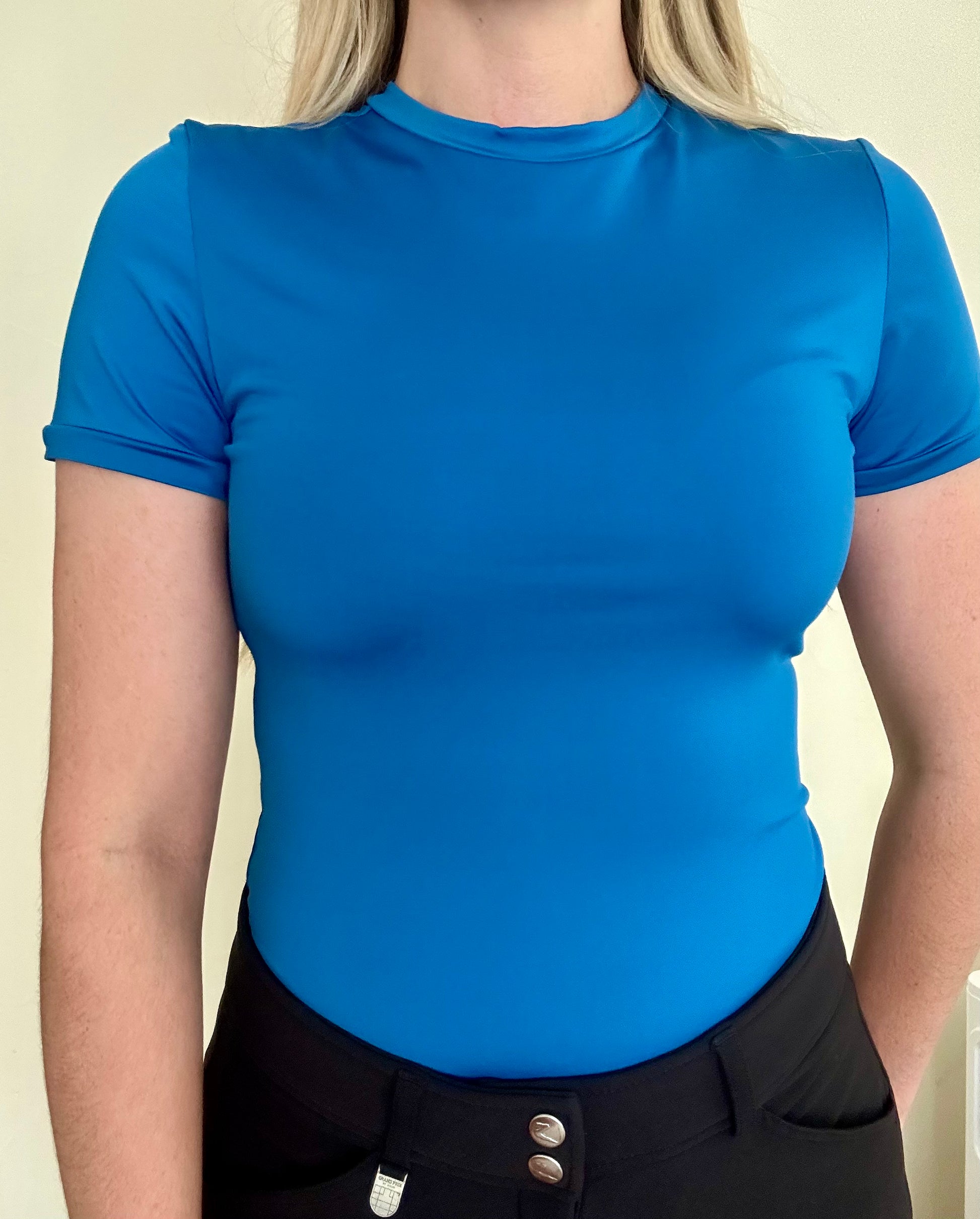 Spades Schooling Top- Cobalt