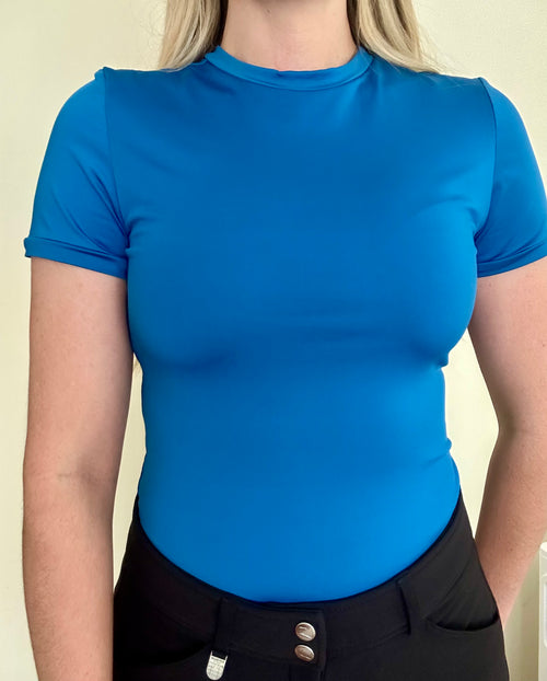Spades Schooling Top- Cobalt